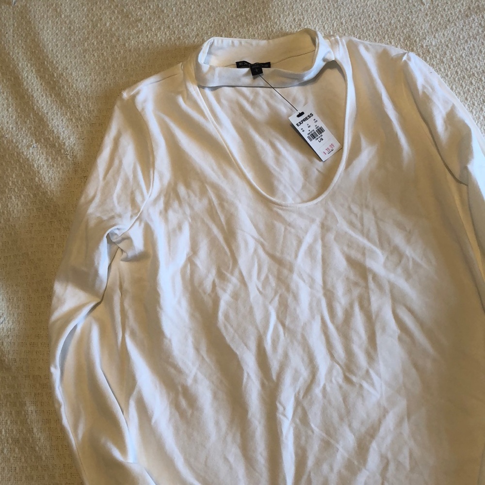Cut out turtleneck top